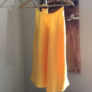 Sunny black straps satin top